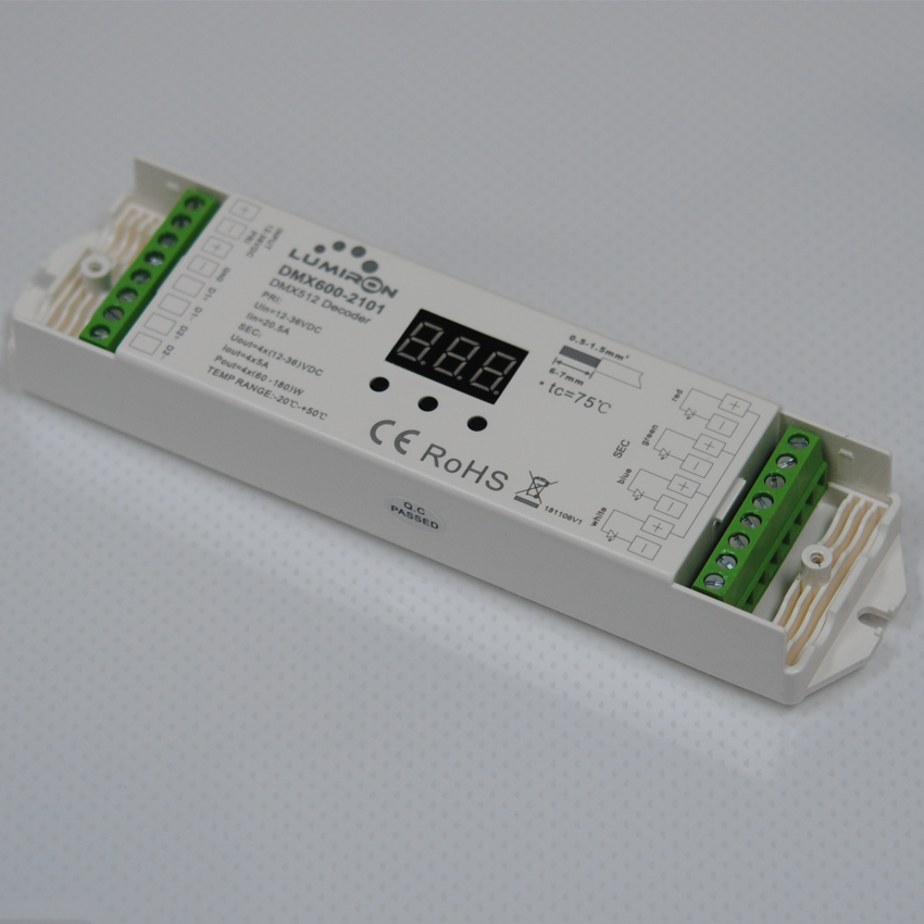 DMX 600 RGBW 4 Zones LED Controller