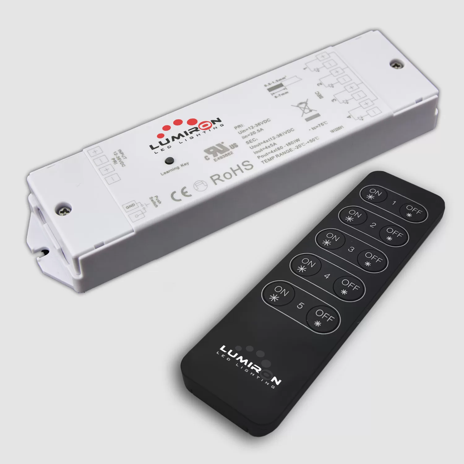 DMR 3011 PB 5 Zones Wireless Dimmer Receiver