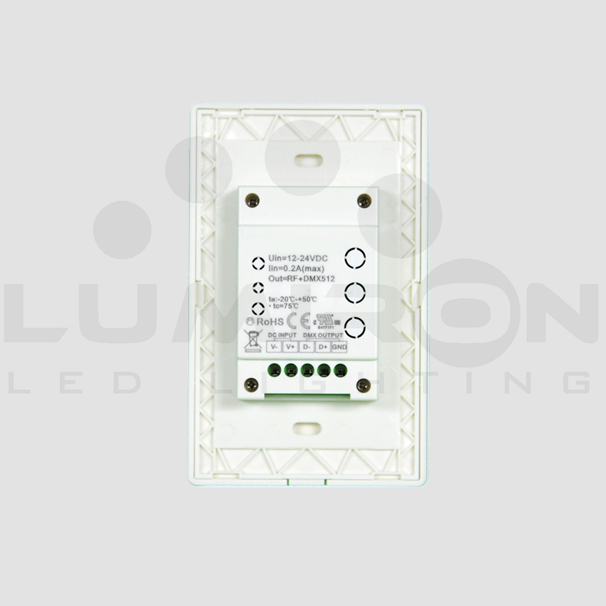 3 Zone Wall Mount RGBW LED Controller Receiver