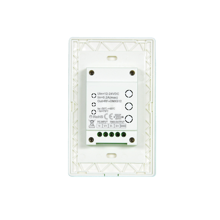 In Wall DMX Wireless RGBW Controller