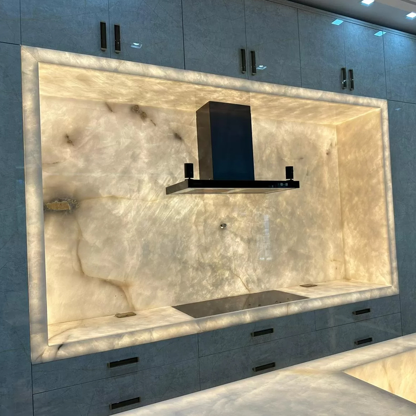 Backlit LED countertop project in Naples