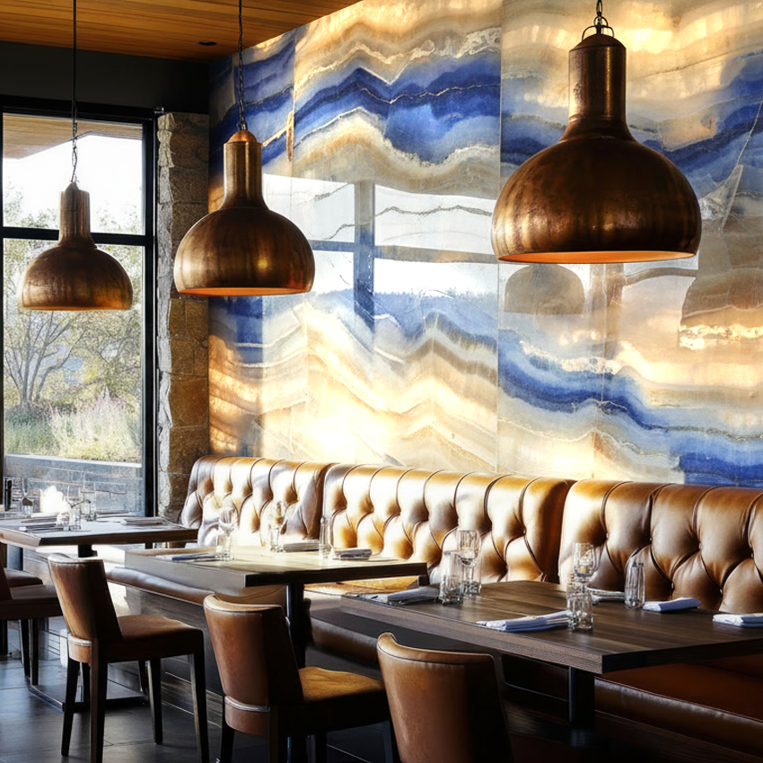 Custom Backlit Feature Wall