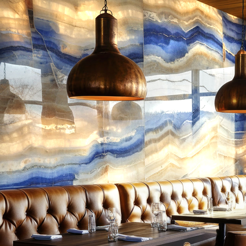 Custom Backlit Feature Wall